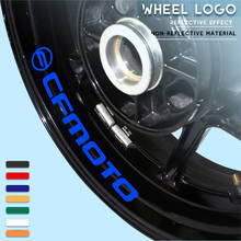 New Motorcycle Modified Wheel Sticker Waterproof Reflective Wheel Decal Color Wheel Side Strip for CFMOTO 2024 - buy cheap