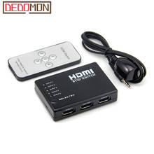 NEW HDMI HUB 5 Ports 1080P Video HDMI Switch Switcher HDMI Splitter with IR Remote splitter box for HDTV DVD for PS3 2024 - buy cheap