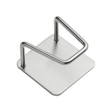 Soporte de esponjas de acero inoxidable para cocina, escurridor autoadhesivo para el fregadero, accesorios para la pared 2024 - compra barato