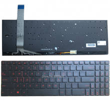 Английская клавиатура с подсветкой для ноутбука ASUS FX570Z/FX570ZD/FX570U/FX570UD/FX570D K570U/K570UD/K570Z/K570ZD 2024 - купить недорого