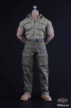 1/6 Scale Male Military Clothes Shirt Straight Loose Trousers Combat Boots for TBLeague M34 M35 Action Figure Clothing Accessory 2024 - buy cheap