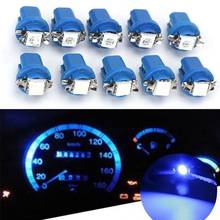 10Pcs T5 B8 5050 1smd LED Car Auto Dashboard Instrument Wedge Panel Light Bulb 2024 - buy cheap