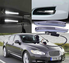 Luces Led de circulación diurna para coche, luces antiniebla blancas de 12V, lámpara Drl con arnés, estilo para 2008 2009 2010 Jaguar XF, 1 par 2024 - compra barato