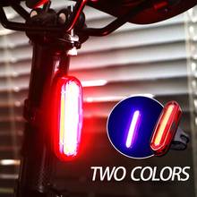 Велосипедный задний светильник, водонепроницаемый, задний светильник для езды, светодиодный, Usb, заряжаемый, для горного велосипеда, велосипедный светильник, задний фонарь, велосипедный светильник 2024 - купить недорого