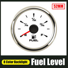 Medidores de nivel de combustible de 52mm, indicador de nivel de tanque de aceite, medidor de puntero rojo para coche, camión, barco y motocicleta 2024 - compra barato