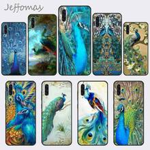 Animal peacock flower queen Phone Case For Samsung galaxy S 7 8 9 10 20 edge A 6 10 20 30 50 51 70 note 10 plus 2024 - buy cheap