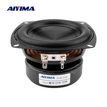 Alto-falante aiyima 1 peça, woofer, 4 m, 8 ohm, 100w, à prova d'água, subwoofer, som diy, home theater 2024 - compre barato