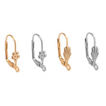 20 Creative Gold Silver Leverback Earwire Stainless Steel Hoop Earring Findings For DIY Women Earrings Jewelry Connector Making 2024 - buy cheap
