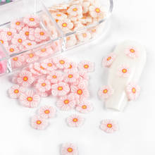 Spring Daisy Nail Art Decorations Polymer Clay Slices 3D Small Flower Cherry Blossoms Japan Korean Manicure Nail Art Accessories 2024 - buy cheap