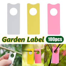Etiquetas de jardín para plantas, placa de plástico multifunción, portátil, para melón y fruta, 100 unidades 2024 - compra barato