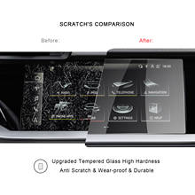 RUIYA-Protector de pantalla de coche para A3 8Y, 10,1 pulgadas, 2020, navegación GPS, pantalla central táctil, accesorios interiores de coche, 254x118MM 2024 - compra barato