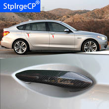 Cubierta de manija de puerta exterior de coche, accesorio de fibra de carbono 2010 real para BMW serie 5GT 5GT 535i 550i 528i 535d 2017-100% 2024 - compra barato
