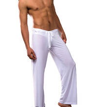 Men Flirty Lounge Loose-fitting Sexy Pants Pyjama Trouser Sleep Pant Dance Harem Sweatpants Sleep Bloomers casual Trousers 2024 - buy cheap