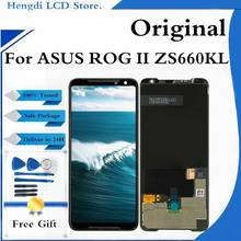 Original For Asus ROG 2 ZS660KL LCD Display Touch Screen Panel Digitizer Assembly For ROG Phone 2 ZS660KL Display 2024 - buy cheap
