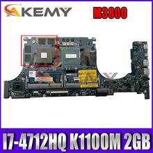 Akemy I7-4712HQ K1100M 2GB para DELL Precision M3800 placa base de computadora portátil VAUB0 LA-9941P CN-097F45 97F45 placa base 100% prueba 2024 - compra barato