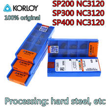 Sp200 nc3120 sp300 nc3120 sp400 nc3120 100%., processamento de inserções de carboneto de korloy original: aço duro etc. 2024 - compre barato