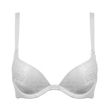 YBCG Deep Plunge Demi Bra Solid Lace Lingerie Padded Underwire Brassiere V Neck Bra for Women Plus Size 30-44 A B C D E Cup 2024 - buy cheap