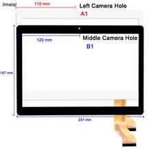Phablet tela de toque para 10.1 Polegada ameixa z711 4g tablet externo capacitivo painel digitador vidro sensor substituição multitouch 2024 - compre barato