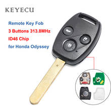 Keyecu-mando a distancia para coche, para Honda Odyssey 2003, 2004, 2005, 2006, 2007, 3 botones, 313,8 MHz, ID46 2024 - compra barato