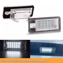 Lámpara LED Canbus para placa de matrícula trasera, sin Error, para Audi A3, 8P, S4, A4, B6, B7, RS4, A5, 8F, A6, C6, RS6, A8, S8, Q7, 4L, 2 uds. 2024 - compra barato