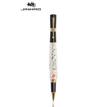 Jinhao Vintage Flying Dragon Rollerball Pen, Metal Embossing, Noble Golden Color Exquisite Pens For Office & School Supplies 2024 - buy cheap