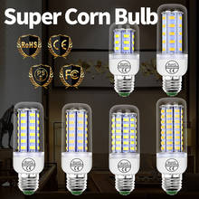 E27 LED Bulb 220V E14 Corn Lamp Candle GU10 LED Lamp G9 Lampada B22 24 36 48 56 69 72 LEDs Light For Home 5730 Chandelier Light 2022 - buy cheap