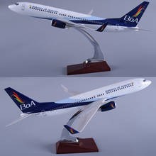 40CM 1:172 Scale Boeing  737 B737 BOA Bolivia Airlines Airplane Aviation model with base alloy aircraft plane collectible toy 2024 - buy cheap