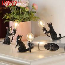 WPD Table Lamp LED Resin Contemporary Creative Cartoon Cat Decoration Desk Light For Home 2024 - buy cheap