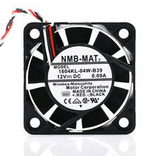 New original NMB 1604KL-04W-B39 0.09A 12V 4010 4cm double ball silent cooling fan 2024 - buy cheap