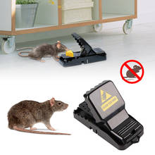 Armadilha de plástico reutilizável, ratos, ratos, armadilhas para capturar pragas, ratos, armadilha de pressão para casa 2024 - compre barato