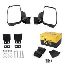 Mirrors for Polaris Ranger 570 RZR UTV 1.6 1.75 2 inch Clamp Rearview Mirrors Turbo XP 1000 900 for Yamaha Rhino for Can-Am X3 2024 - buy cheap