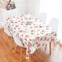 PVC Waterproof Tablecloths Christmas tree Table Cloth Background Cloth Plastic Table Cloth Home Decor Manteles Toalha De Mesa 2024 - buy cheap