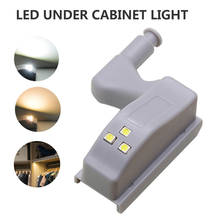 LED Under Cabinet Light Universal Wardrobe Light Sensor Led Armario Inner Hinge Lamp For Cupboard Closet Kitchen 35P 2024 - buy cheap