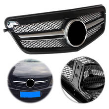 Car Front Grille ABS Front Bumper Honeycomb Radiator Upper Mesh Grille For Mercedes Benz E-Class W212 S212 2010 2011 2012 2013 2024 - buy cheap