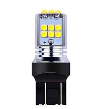 Luz LED de freno trasero para coche, Bombilla de estacionamiento trasera, intermitentes, T20 W21/5W 7443, superbrillante, 1800Lm, 1 ud. 2024 - compra barato