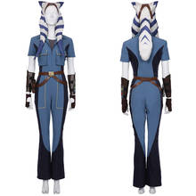 Disfraz de Star Wars Para Cosplay, traje de Halloween, Carnaval, temporada 7-Ahsoka Tano 2024 - compra barato