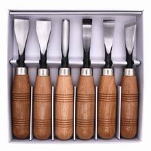 GTBL 6Pcs Woodcut Knife Wood Carving Chisel Set Chip Detail Carving Chisels Kit Rust-Proof Wood Carpenter Hand Tools For Working 2024 - buy cheap