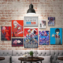 Darling In The Franxx 002-figuras de Anime sexys, impresiones en lienzo, pintura moderna, carteles, imágenes artísticas de pared para decoración de sala de estar 2024 - compra barato