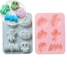 New Halloween ghost Fondant Cupcake Decorating Molds Cake Silicone Mold Sugarpaste Candy Chocolate Gumpaste Clay Ice Mould 2024 - buy cheap