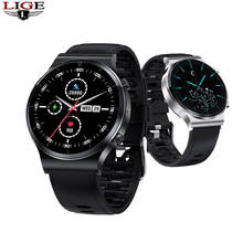 Часы наручные LIGE мужские с сенсорным экраном, спортивные фитнес-часы, влагозащита IP68, Bluetooth, для Android и ios, 2020 2024 - купить недорого