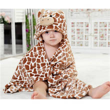 Hooded Animal Baby Bathrobe Cartoon Baby Spa Towel Kids Bathrobe Baby Bath Towels Blanket 2024 - buy cheap