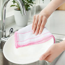 5pcs Kitchen Towel Dishcloth Towels Multi-Purpose Home Rag Absorbent Dish Washing Cloth  Cotton Gauze Cleaning Cloth 2024 - buy cheap