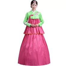 Корейский стиль женское Дворцовое корейское платье Hanbok этническое женское свадебное Оригинальное танцевальное платье SL2069 2024 - купить недорого
