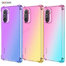 Funda de teléfono para Xiaomi Redmi Note 10 Pro Max, cubierta suave translúcida gradiente para Redmi K40 K30 Pro Plus 10S Airbag, esquinas 2024 - compra barato