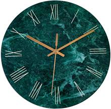 New Modern Marble Wall Clock Simple Decorative Creative Nordic Modern Marble Clock Wall Clock Easy to Read Clock for Home Decor 2024 - buy cheap
