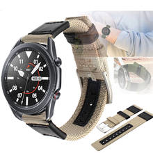 Correa de nailon verde militar para reloj Samsung Galaxy, banda de repuesto de 20mm, 22mm, 41mm, 45mm 2024 - compra barato