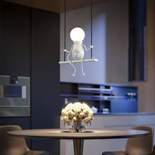 Современные подвесные светильники, железная Подвесная лампа для гостиной, спальни, столовой, скандинавского домашнего декора, подвесной светильник E27 Hanglamp 2024 - купить недорого