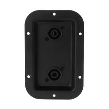 Jack Plate Socket Junction Box Clip Guitar Dual Large for SpeakOn PA Speaker Cabinets  19QA 2024 - buy cheap