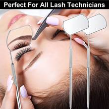 Lash Mirror Stainless Steel Dental Mouth Mirror Detachable Square Eyelash Mirror Teeth Whitening Clean Oral Beauty Mirror Tools 2024 - buy cheap