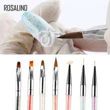 Rosalind-Juego de pinceles para manicura, suministros acrílicos para extensión de uñas, pintura, punta, terapia 2024 - compra barato